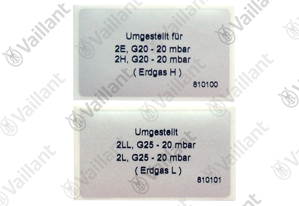 Vaillant Umstellsatz, P -> E/LL Vaillant-Nr. 202012