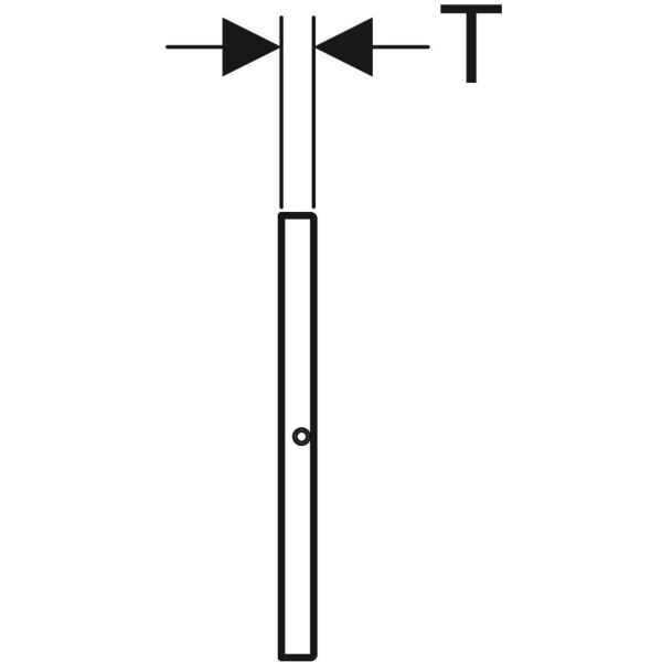 Geberit Sigma Abdeckplatte verschraubbar, gebürstet, Etc.