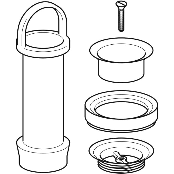 Geberit Set Ablaufventil und Standrohr