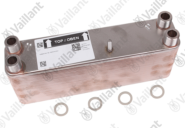 Vaillant Wärmetauscher, 49 Platten Vaillant-Nr. 0020174715