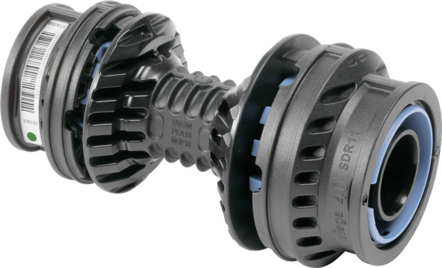 Viega Reduzierkupplung mit SC Geopress K 9715.2TW in 40mm x 32mm Kunststoff