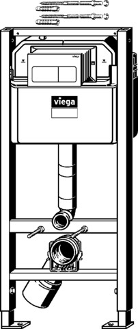 Viega WC Element Prevista Dry  8524.18 Visign for Life 5 in 1120 mm