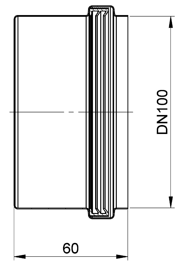 MHG Blinddeckel PolyClassic DN100 Mehrfachbelegung