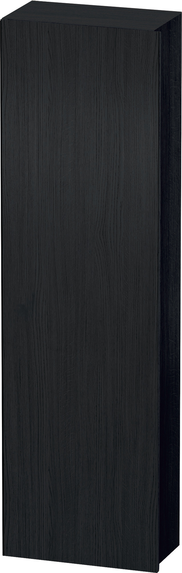 Duravit Hochschrank DuraStyle,240x400x1400mm, 1Tür,TA links, Eiche Schwarz