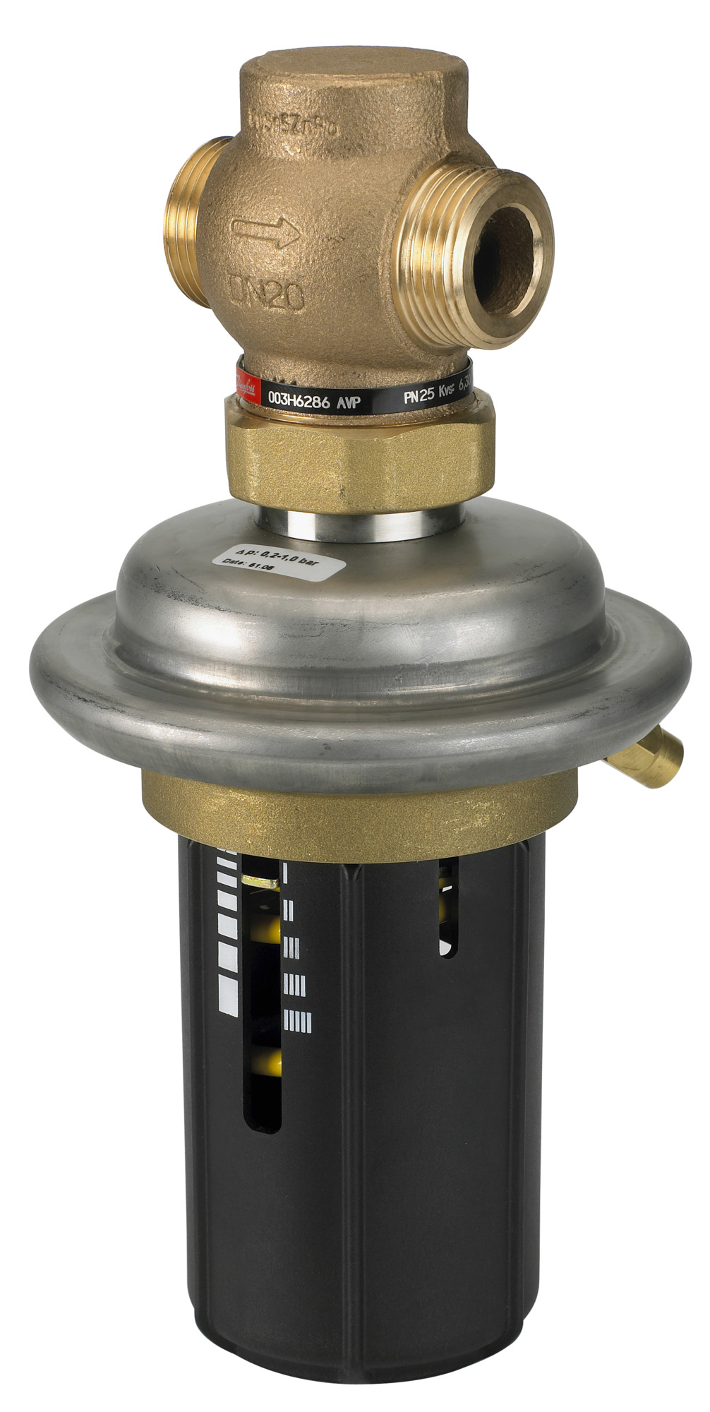 Danfoss Differenzdruckregler AVP 15 VL DN15, Kvs 4,0, 0,3-2 bar, G3/4 A, PN25