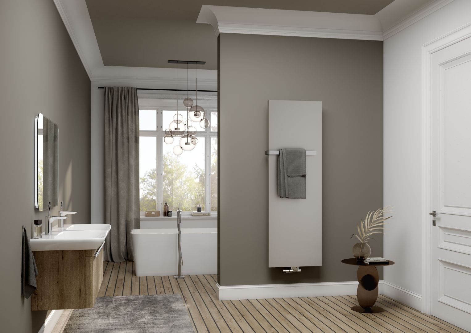 Kermi Rubeo BH1500x66x670mm QN1530, weiß
