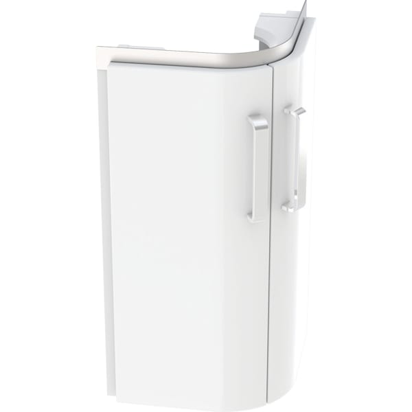Geberit Renova Compact US 42,5cm für Eck-HWB 45cm, mit 2 Türen, 42,5x60,4x33cm, weiß