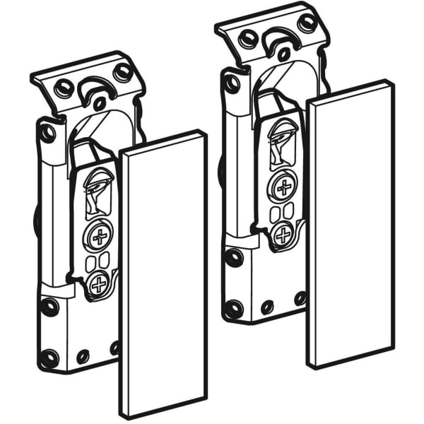 Geberit Option Set Schrankaufhänger 2 Stück Geberit Option Set Schrankaufhänger 2 Stück