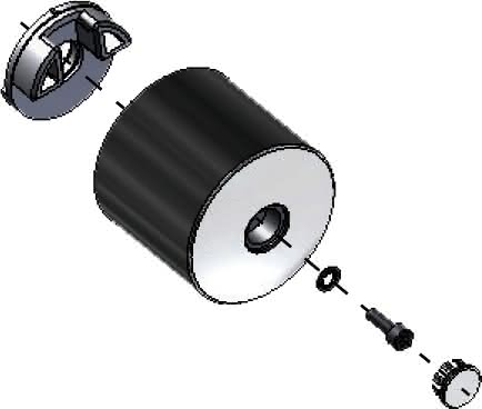 CONTI+ Set Thermostatgriff mit Anschlag, Kappe, Schraube, O-Ringe und Griff CONTI+ Set Thermostatgriff mit Anschlag, Kappe, Schraube, O-Ringe und Griff