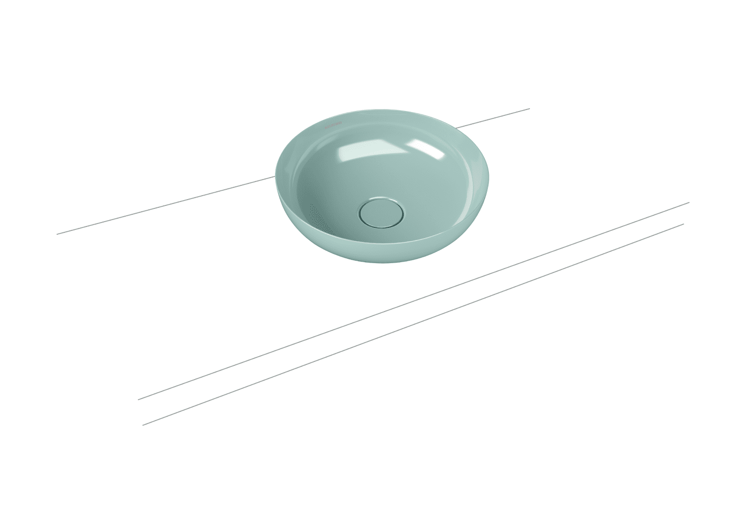 KA WB MIENA WASCHTISCH-SCHALE Mod.3180,d :450mm,soft touch,Perl-Effekt,oÜL