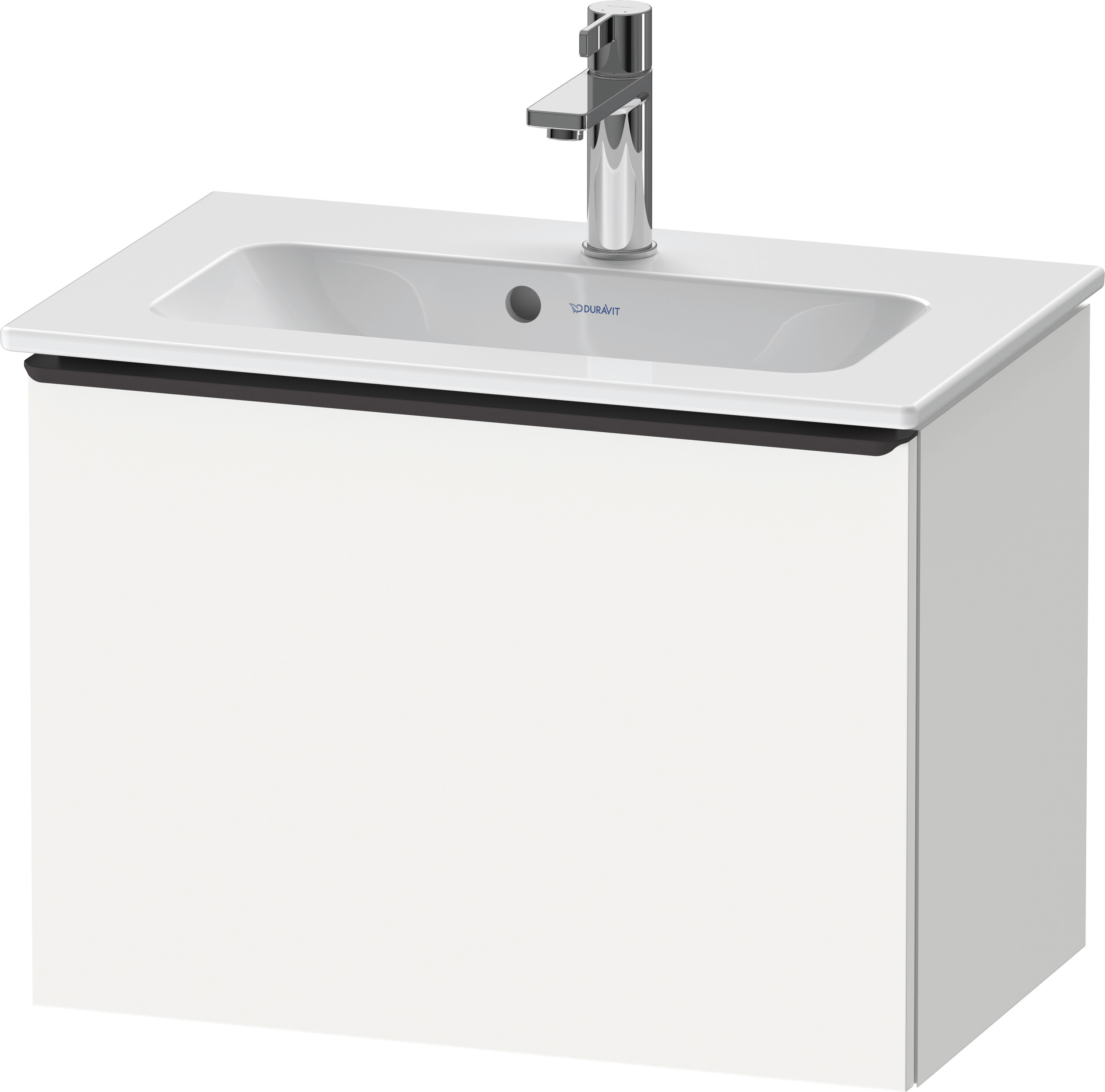 Duravit D-Neo WTU,Wdh,Ausz:1,Gr:Diamant Schw. 610x372x440mm,Weiß Matt,Dekor