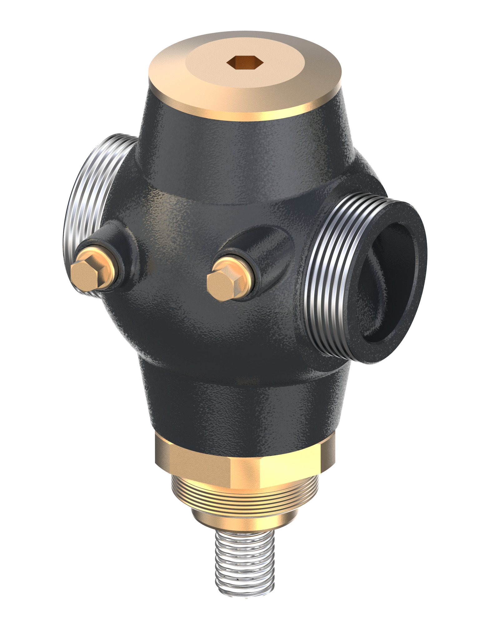 Danfoss Durchgangsventil VG DN32 Kvs 12,5, PN25, GGG-40,3, AG
