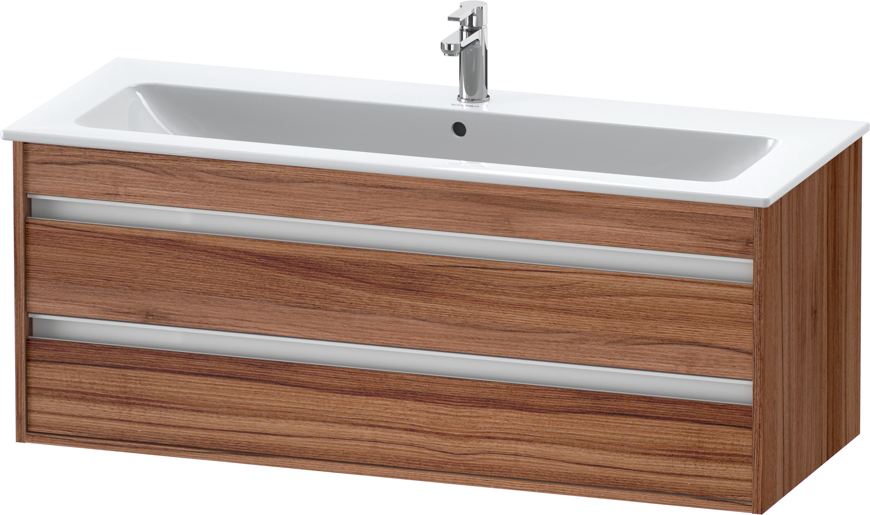 Duravit WTU Ketho f. ME by Starck, 2 Schubk. 480x1200x475mm, Nussbaum Natur
