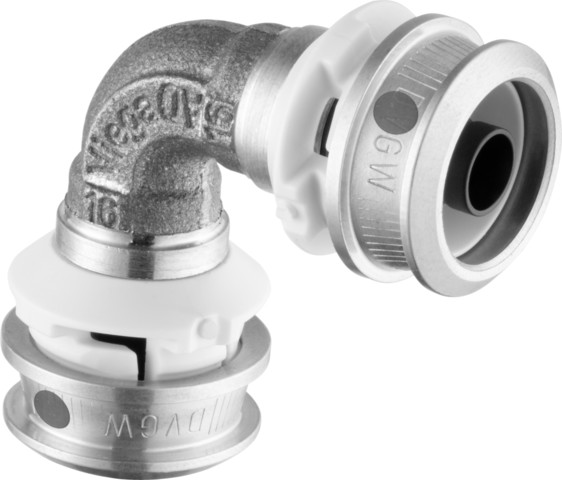 Viega Bogen 90 Grad mit SC Raxofix DN10 5316.01 in DN10 Siliziumbronze