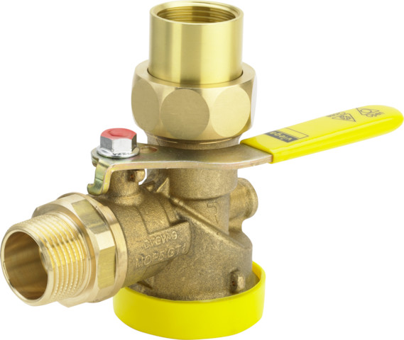 Viega Gaszähler-Kugeleckhahn G21112 in R1 x Rp1 Messing Viega Gaszähler-Kugeleckhahn G21112 in R1 x Rp1 Messing