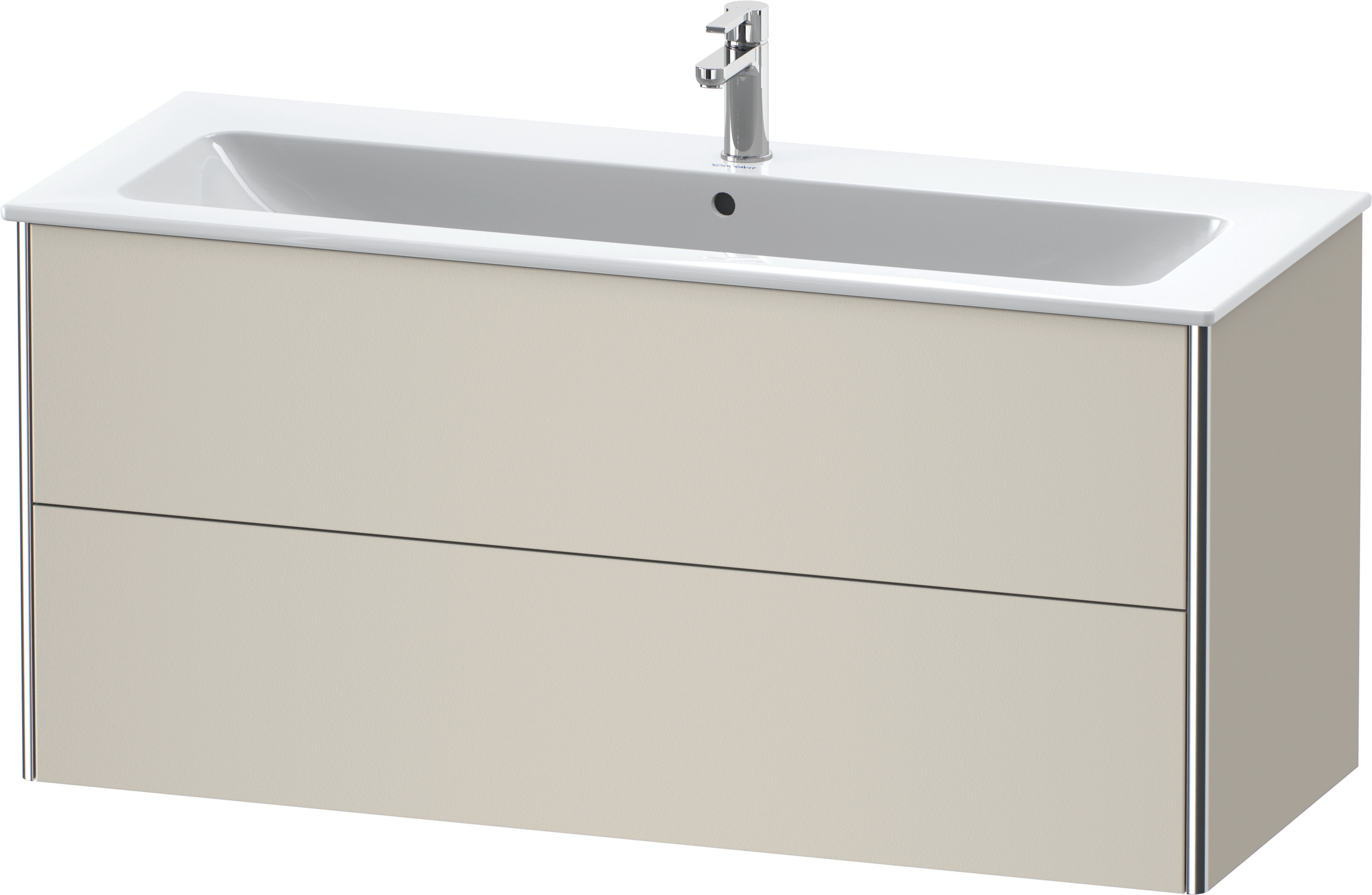 Duravit WT-Unterbau XSquare, 2 Schubkästen 560x1210x478mm, Taupe
