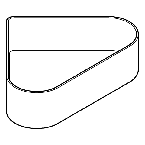 GROHE Ersatzseifenschale 40994 für Selection Eckablage mit Halter