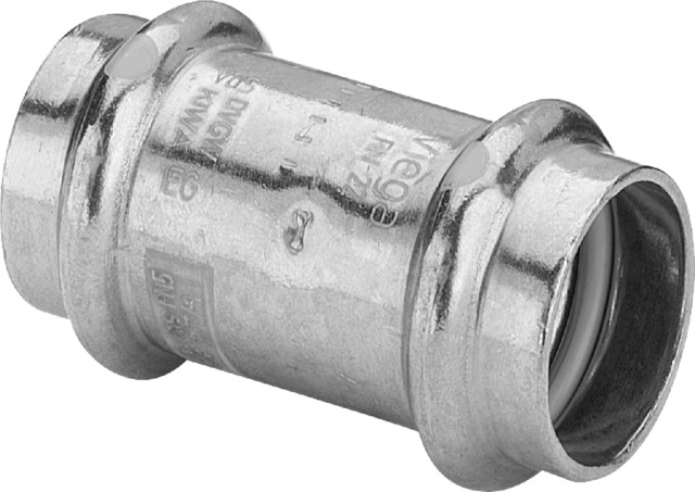 Viega Muffe mit SC Profipress G 2615 für Gas in 22mm Kupfer