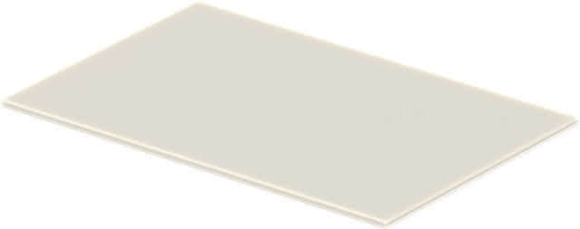 DU Glaseinleger in Metallkonsolen f. DuraSquare WT 073245, Weiß
