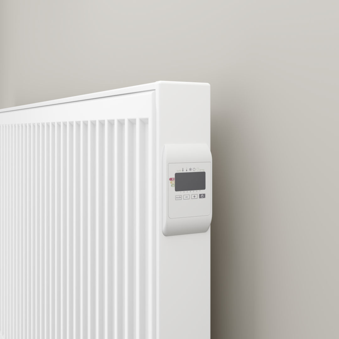 Kermi E-Panel Profil T21 600x73x1200 max.P 2000, RAL9016, SK2, li, m.Stecker