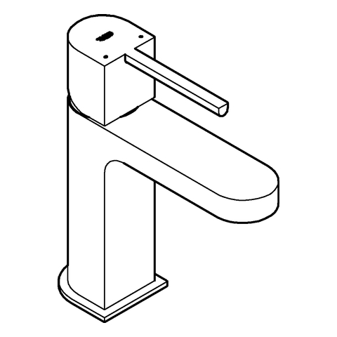 GROHE EH-Waschtischbatterie Plus 33163_3 S-Size Push-open Ablaufgarnitur chrom