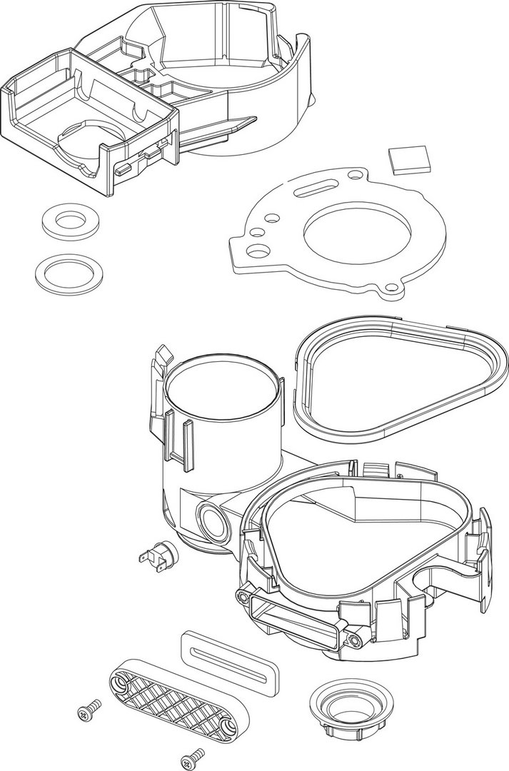BOSCH Ersatzteil TTNR: 87377014750 Kondensatsammler WB6
