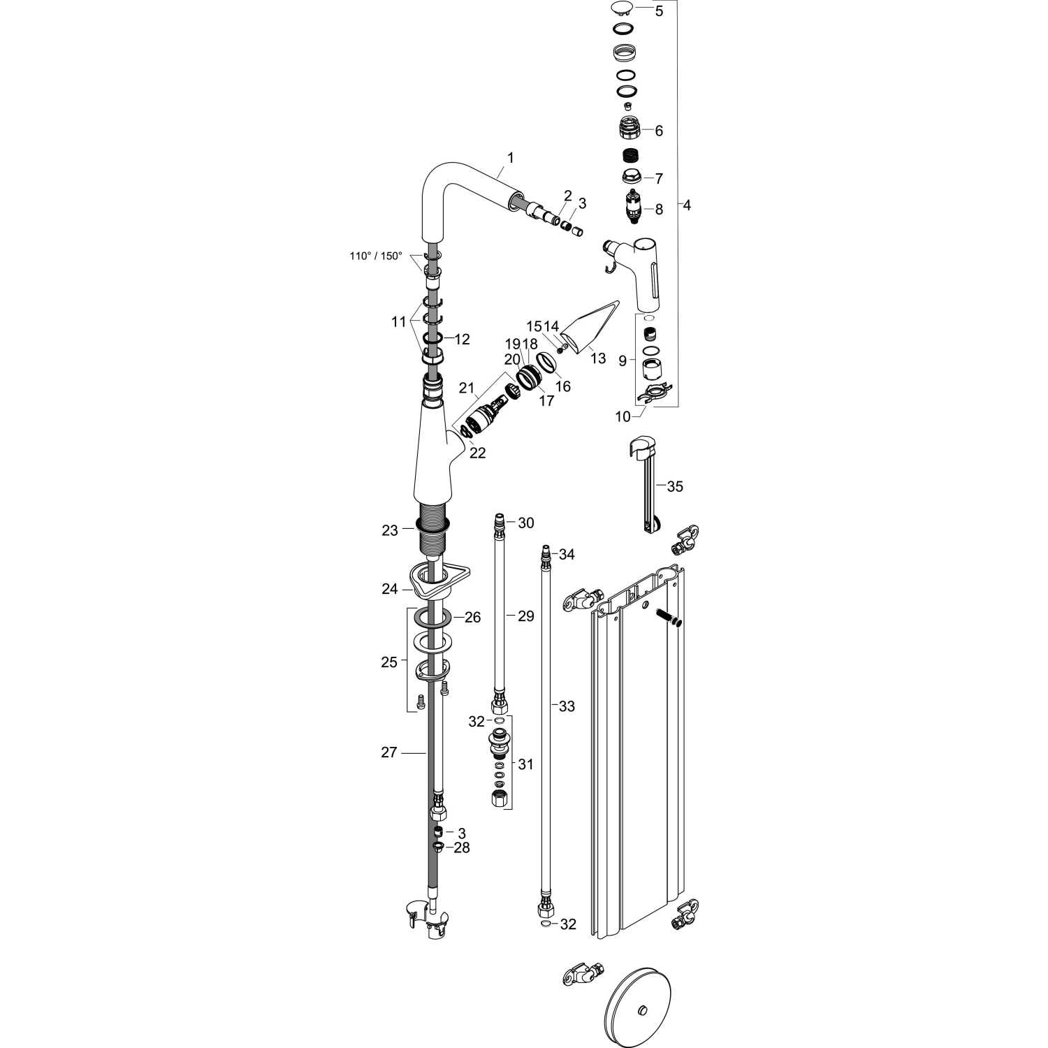 Hansgrohe Spültischmischer 220 Talis Select M51 Ausziehbrause 2jet sBox chrom