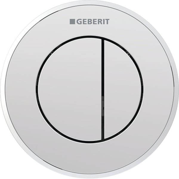 Geberit Typ 10 Fernbetätigung, pneumatisch 2-Mengen-Sp., UP-Drücker, hgl.chr./chrma Geberit Typ 10 Fernbetätigung, pneumatisch 2-Mengen-Sp., UP-Drücker, hgl.chr./chrma