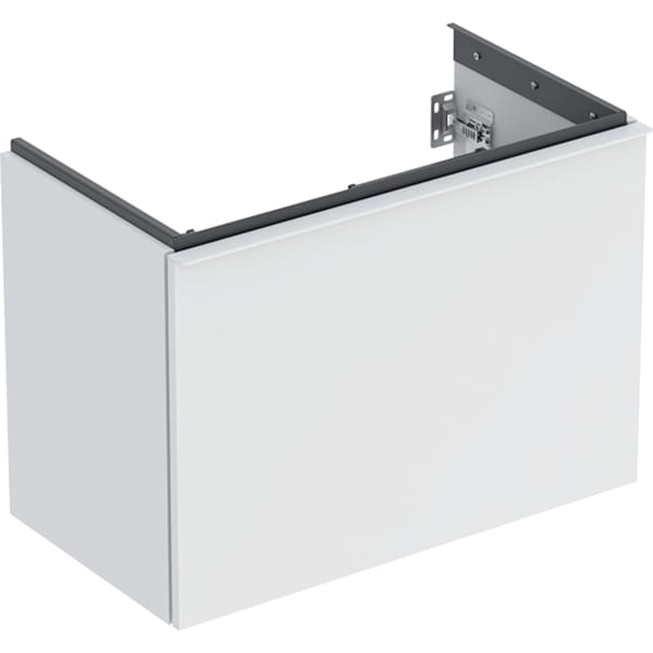 Geberit Acanto US für WT B:75cm, 1 Schubl. 1 i.Schubl., verk. Ausld., weiß matt