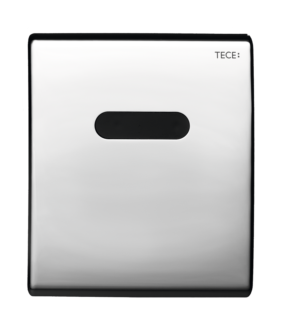 TECEplanus Elektronik Urinal 6 V-Batterie Chrom glänzend