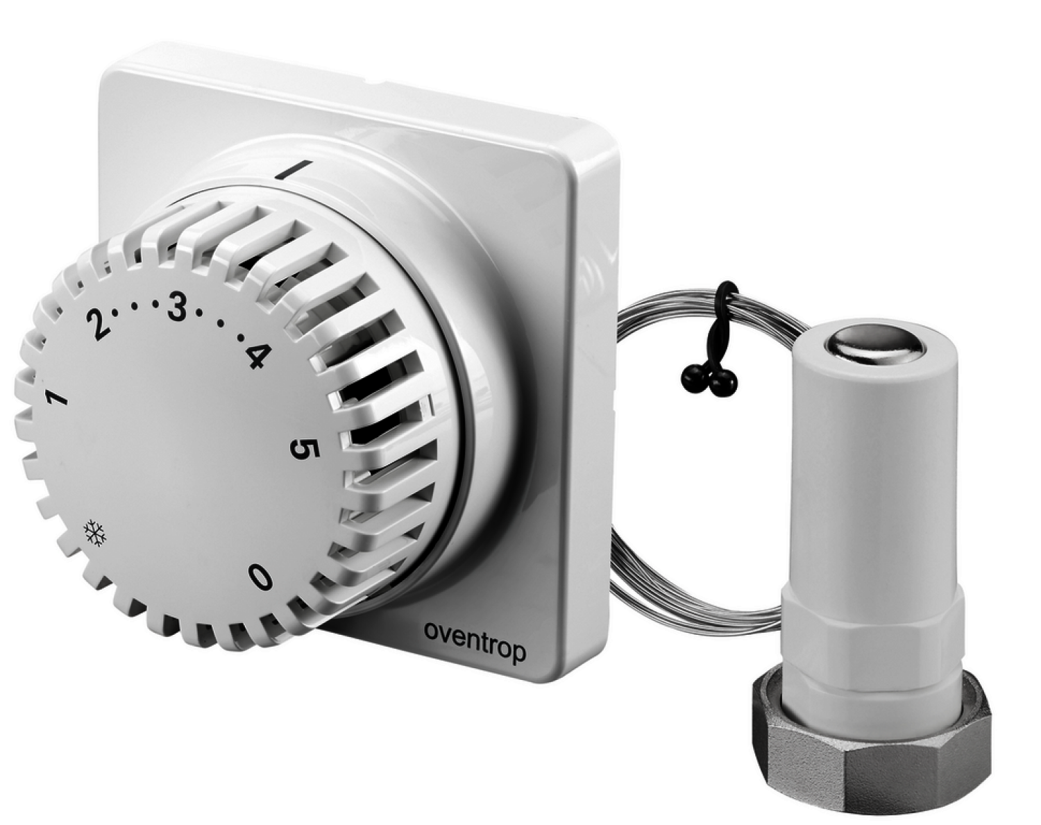 OVENTROP-Thermostat "Uni FH" 7-28 C, 0 * 1-5, Fernverstellung 2m