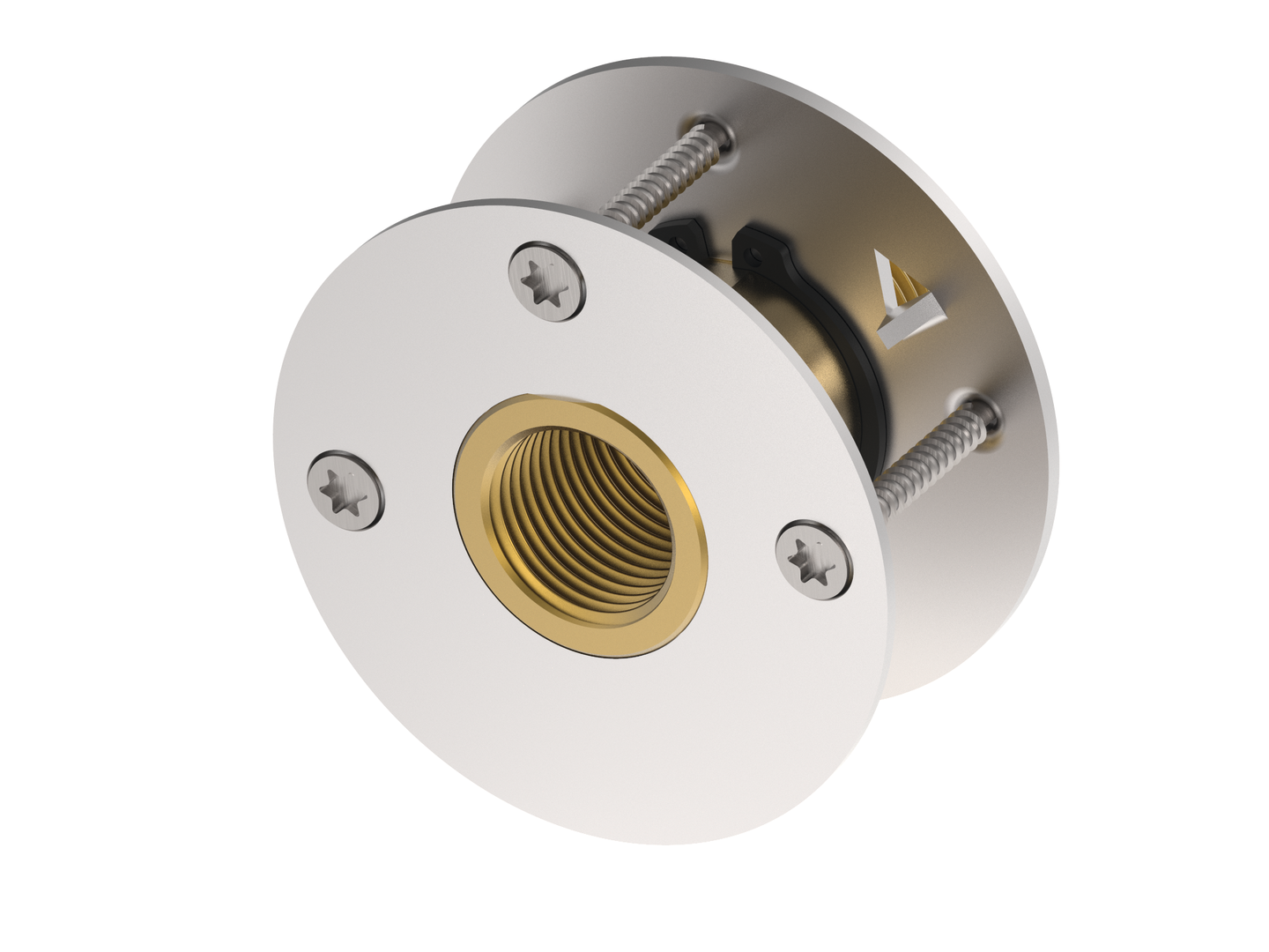 TECEflex Wanddurchführung mit Druckring Dim.16 x Rp 1/2" Siliziumbronze