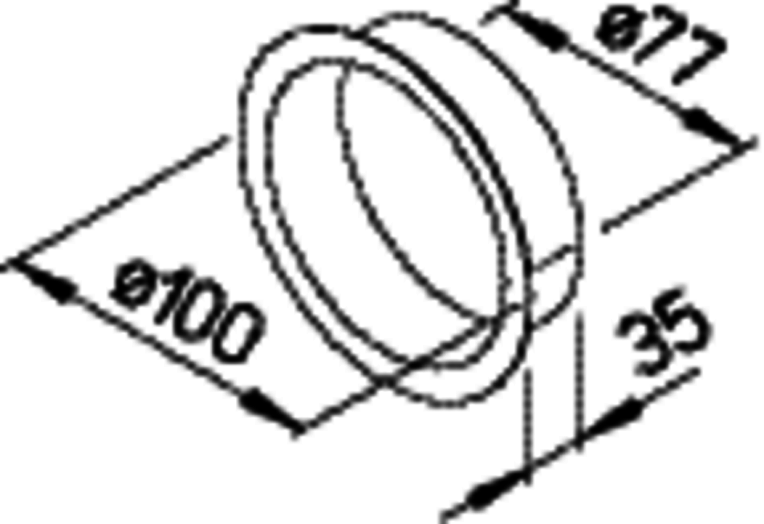 Helios EBR 75/80 Einbauring