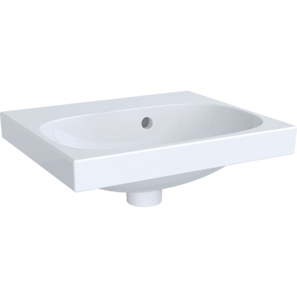 Geberit Acanto Handwaschbecken, 45x38cm o. Hl., m. Ül., weiß