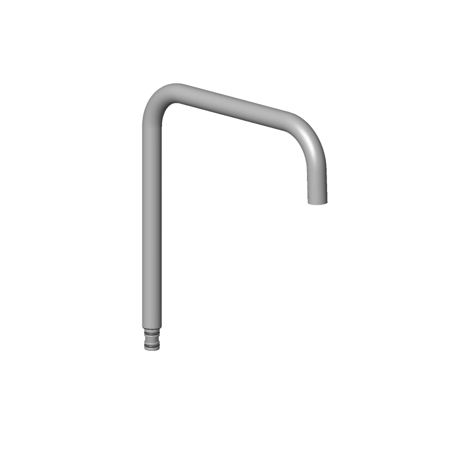 DO Auslauf eckig ERSATZTEILE 90282220902 235 mm, 5,7 l/min. Platin gebürstet