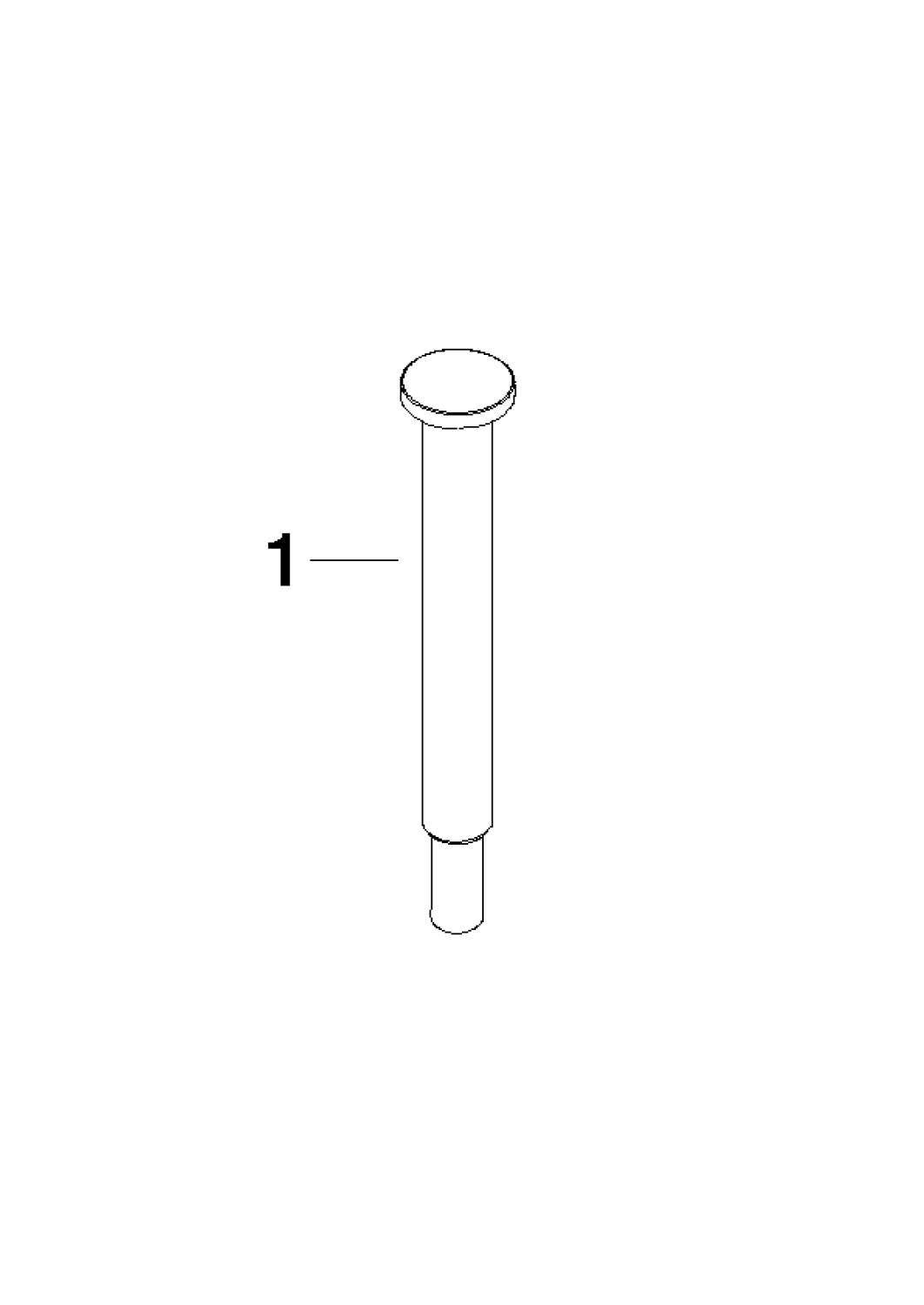 DO Halter ERSATZTEILE 90282265000 D 36 x 155,5 mm Platin gebürstet
