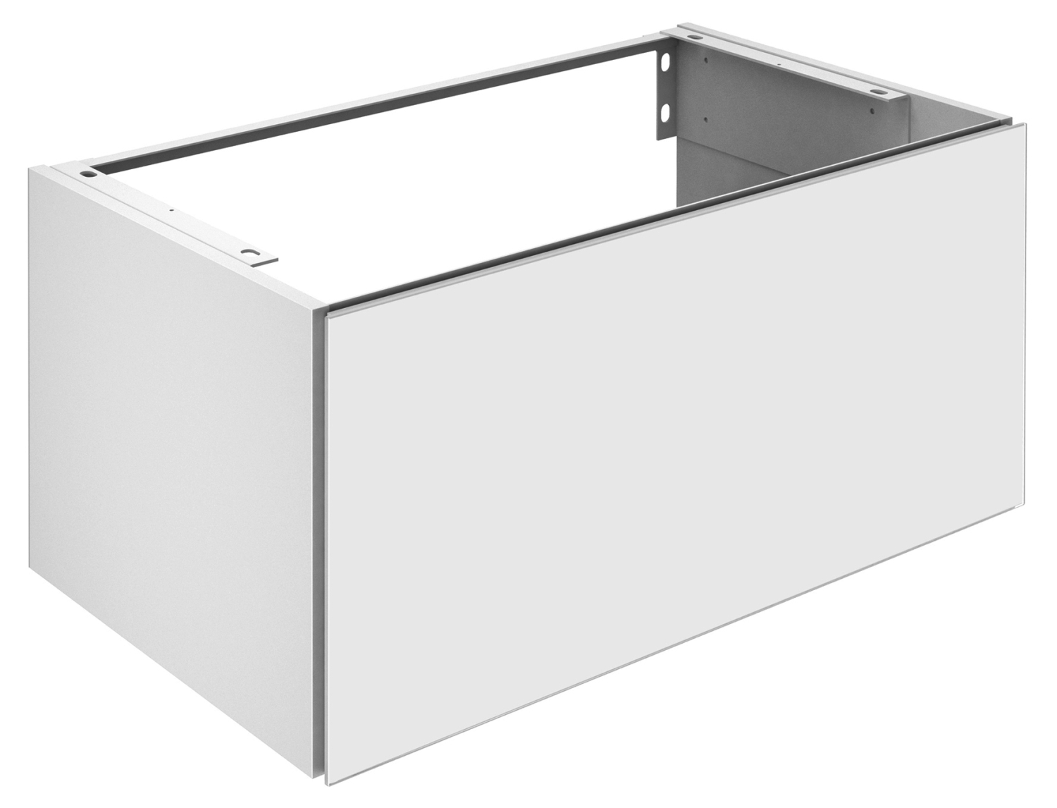 KEUCO WTU X-Line 33161, 1 Auszug, cashmere/Glas cashmere, 800x400x490mm