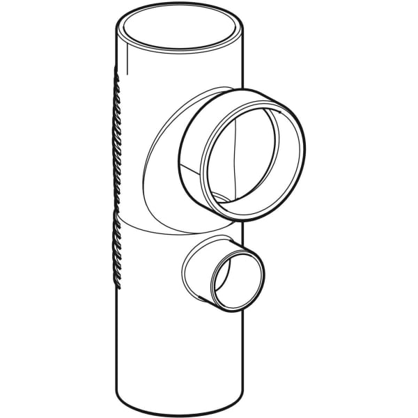Geberit Silent-db20 Kombibogenabzweig 88,5Gr d110/110/56