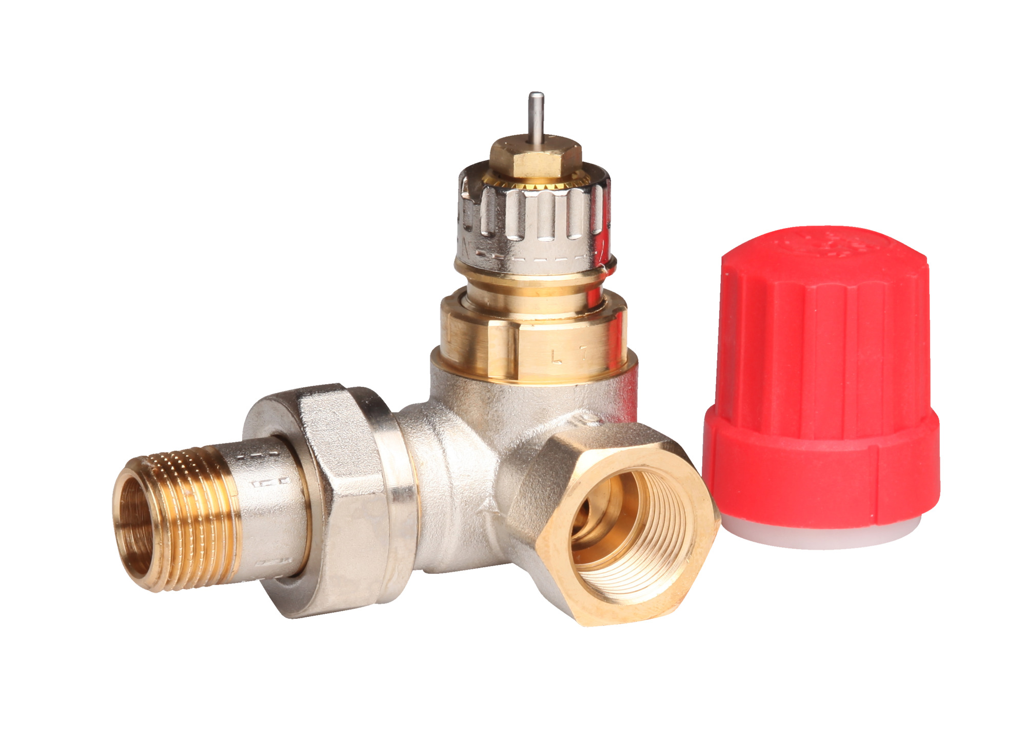 Danfoss Ventilgehäuse RA-N 10 R 3/8, WE rechts, matt vernickelt Danfoss Ventilgehäuse RA-N 10 R 3/8, WE rechts, matt vernickelt