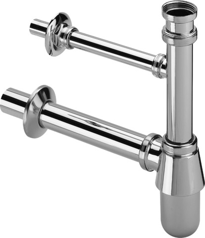 Viega Flaschengeruchverschluss 5753.02 in G1 1/4x G1 1/4 x 240mm ms verchromt