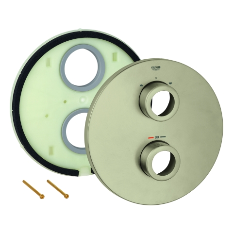 GROHE Rosette 47810 nickel gebürstet