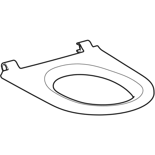 Geberit WC-Sitzring f. Geberit AquaClean Sela / Alba, weiß amatt