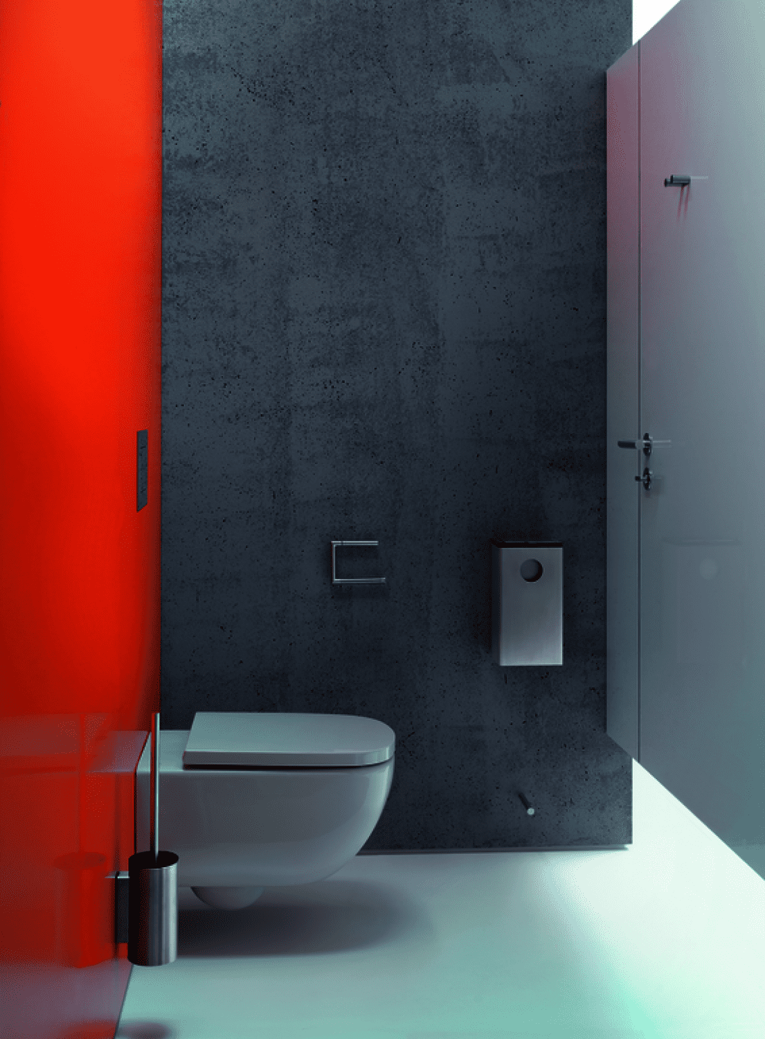HEWI WC-Bürste Ser 805, Stiel edst. für 805.20.200, 162.20.100XA