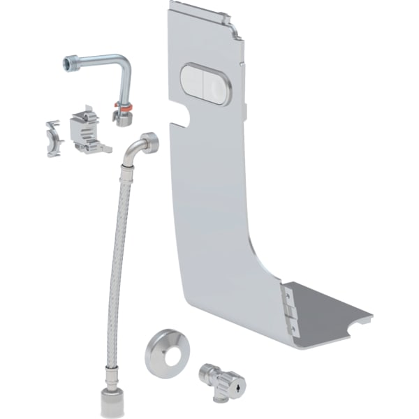 Geberit Wasseranschlussset konventionell f. Geberit AquaClean Mera, hgl.verchr.