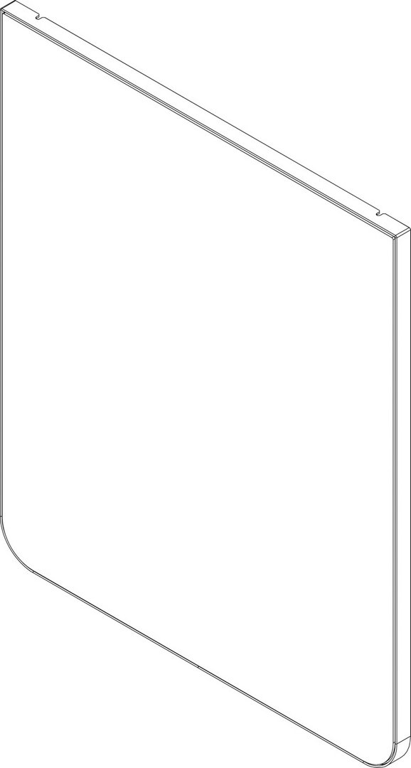 BOSCH Ersatzteil TTNR: 87377064370 Blende Glas Speicher weiß