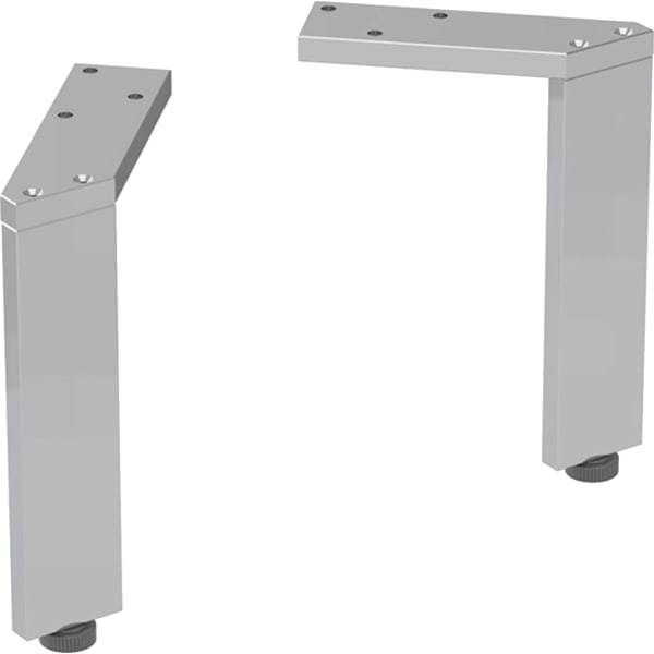 Geberit Set Füße schmal (2 St.), H:18cm hochglanz verchromt