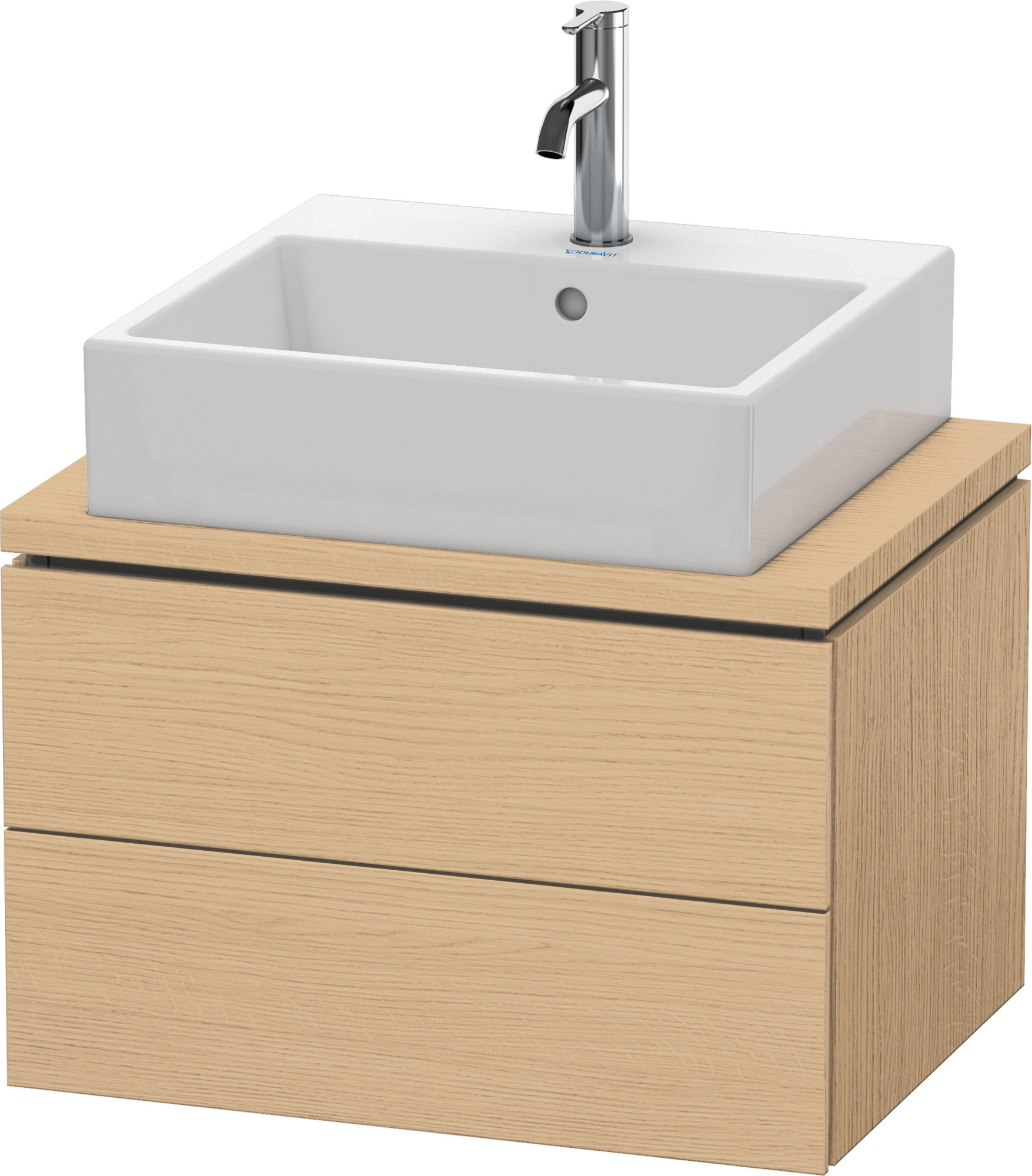 Duravit WTU f.Console Comp.L-Cube 400x620x477 2 Schubkästen, Eiche Natur