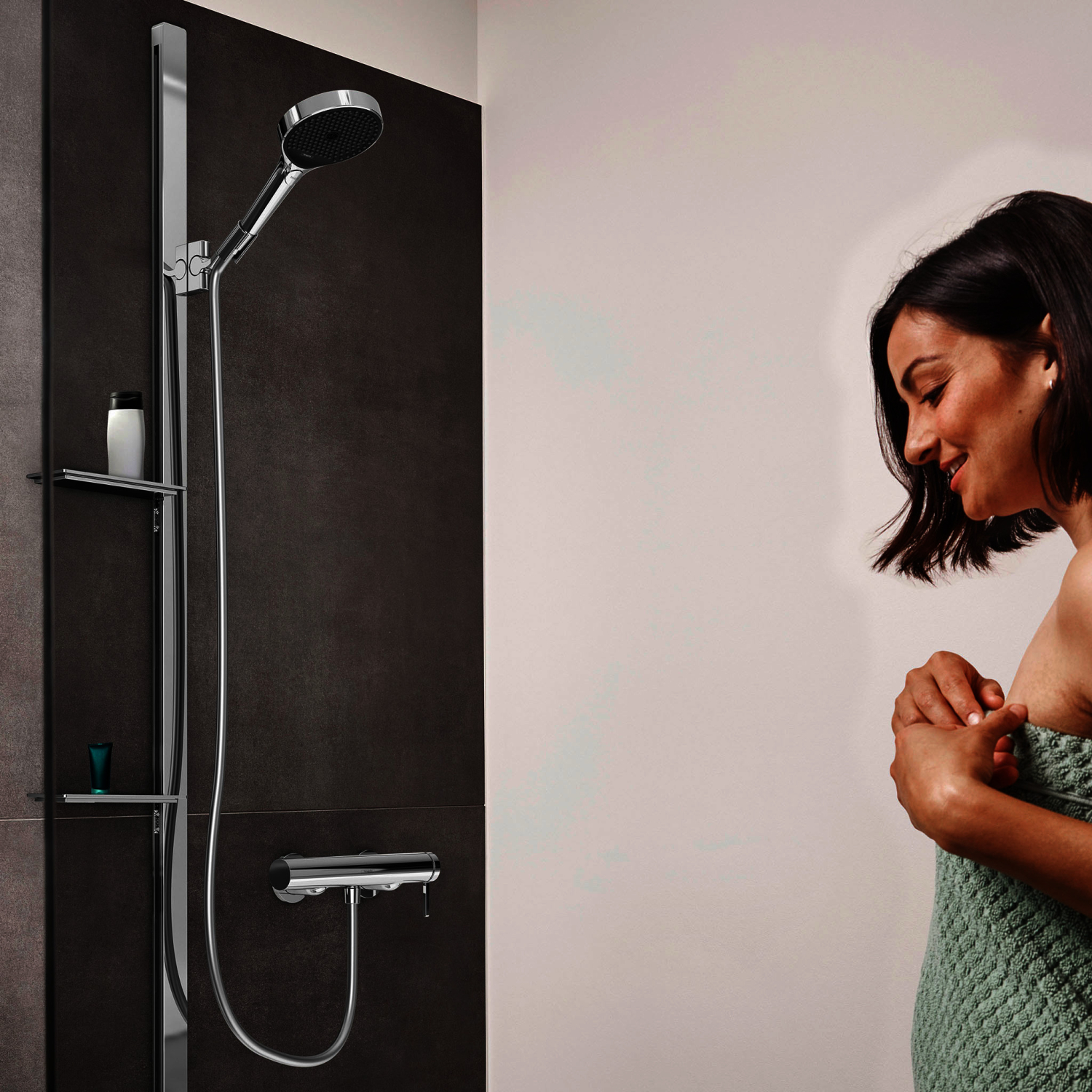 Hansgrohe Brausenmischer Aufputz Finoris chrom
