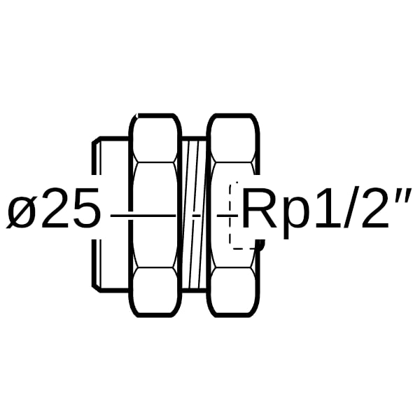 Geberit FlowFit Abpressstopfen für Rohrende d25