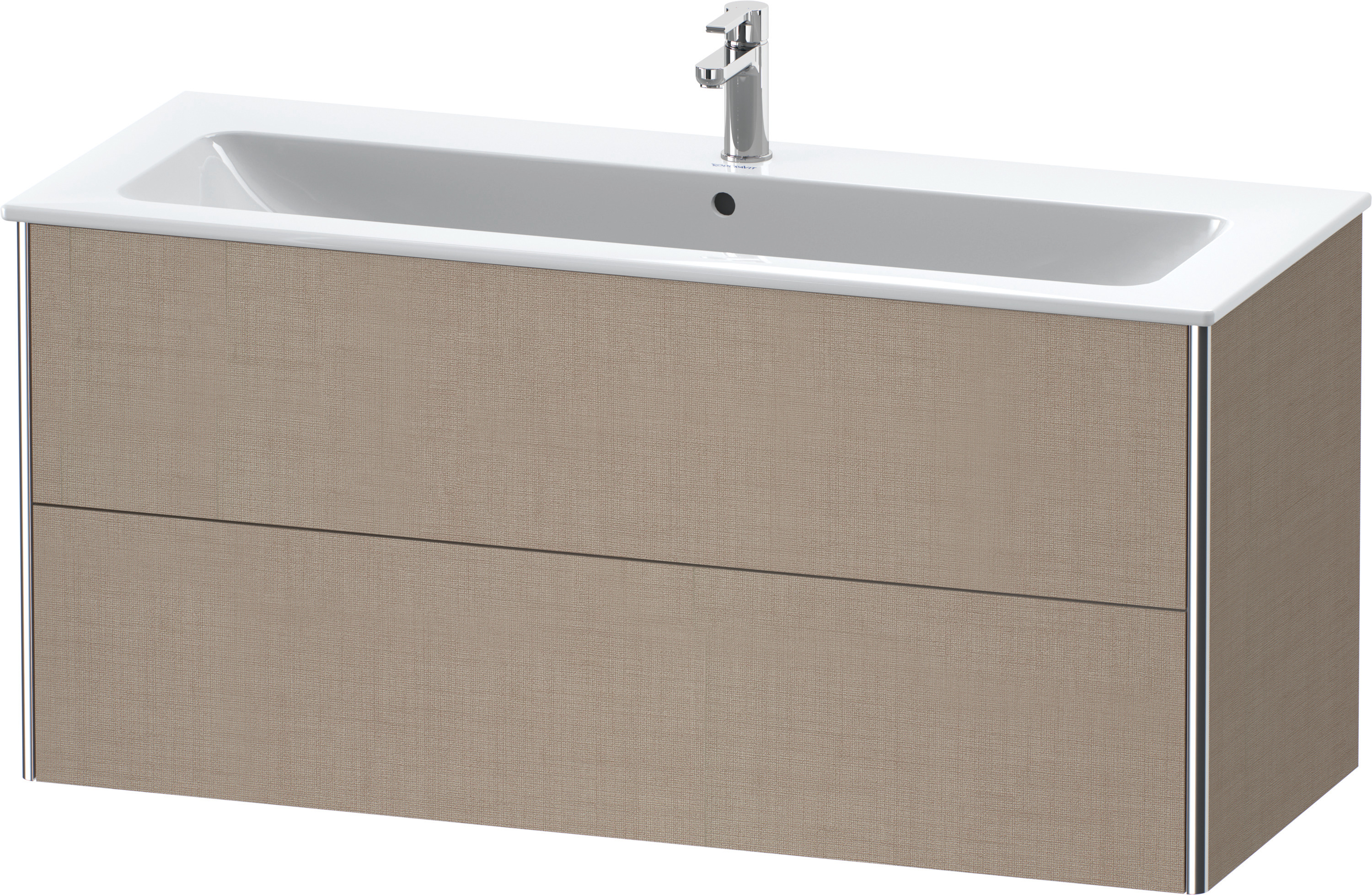 Duravit WT-Unterbau XSquare, 2 Schubkästen 560x1210x478mm, Leinen